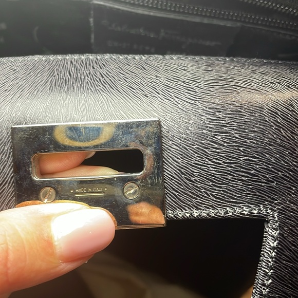 SALVATORE FERRAGAMO Gancini Gradation Handbag Rucksack 2WAY - Picture 16 of 16